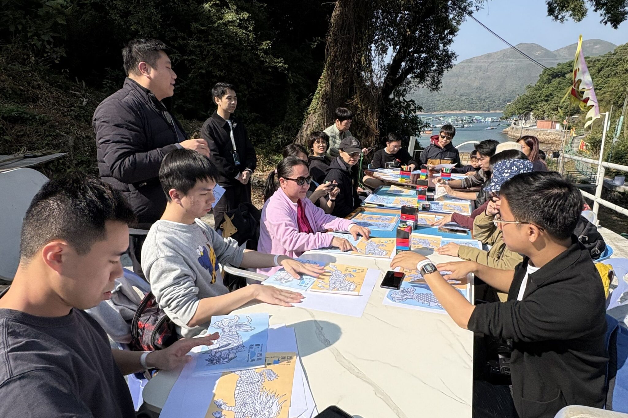 與藝術家再聚：鰲魚和麒麟旗製作體驗